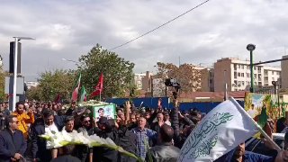🎦 גופתו של "מוחמדרזה טלבי" בן ה-18 שנהרג מאבטחה נקברה בטהרן