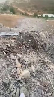 צה"ל הנאצי תקף אמש בית קברות בערב סלים, דרומית ללבנון.
