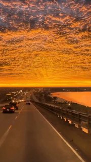 Stunning sunset.