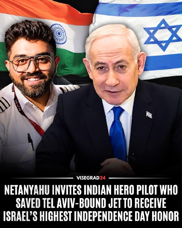 Israeli Prime Minister Benjamin Netanyahu invited Indian Captain Smit Madhukar to Israel's Independence Day ceremony to light one of the ceremonial torches, after praising his actions during attack on a flight bound for Tel Aviv. Netanyahu told Madhukar: "You are a hero to Israel, to India, and to the entire world," adding that the honor of lighting a torch is usually reserved for Israeli citizens.