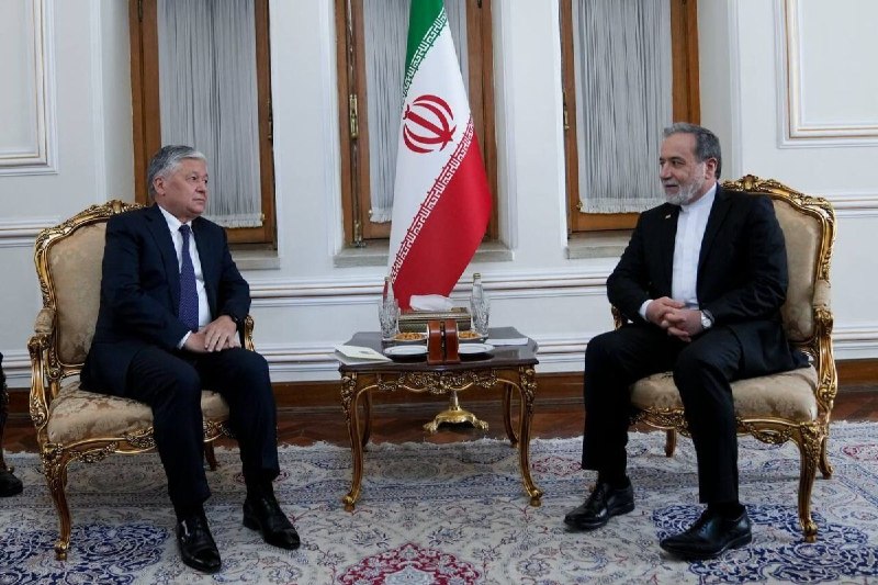خبرگزاری بین المللی شفقنا: 🔴دیدار دیپلمات ارشد ازبکستان با عراقچیشفقنا- معاون اول وزیر امور خارجه ازبکستان با وزیر امور خارجه جمهوری اسلامی ایران د