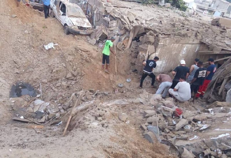 🔴 התמונות המיוחסות למתקפות האמריקניות הבוקר על קשם ואחוז מתפרסמות.