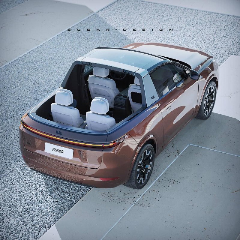 Сторонний дизайнер прикинул как мог бы выглядеть Li Auto L3 Landaulet 10