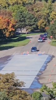 If drivers fail this test in Sweden, they will not get a license.The test is called skid pan training, known as halkbana in Sweden, which is a mandatory slippery-road control exam that drivers must pass to secure a license.During the exam, drivers must navigate specially treated tracks coated in water or oil to simulate real-world conditions like black ice and heavy snow packs. Instructors purposely force the vehicle into sudden spins or slides, requiring the student to successfully steer out of danger and regain complete control of the car. The training also teaches drivers exactly how speed, vehicle weight, and braking distance change when driving on zero-traction surfaces.Scandinavian governments mandate this hands-on test because standard road exams on dry asphalt do not prepare drivers for the severe, unpredictable winters of northern Europe. Failing to demonstrate proper vehicle recovery techniques or showing reckless behavior on the track results in an automatic failure.Did you know? 🎓