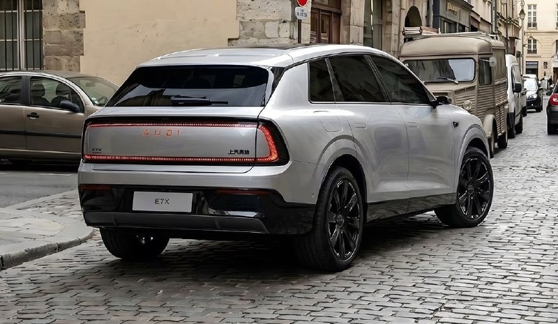 AUDI E7X вышел на рынок Китая без фирменных колец 3