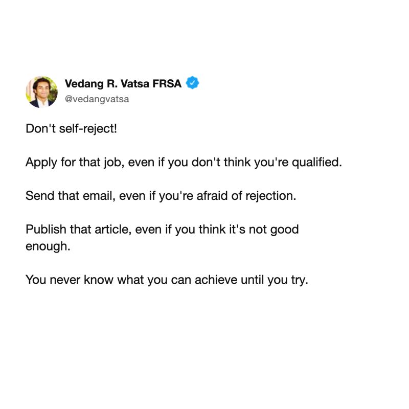 #leadership #innovation #management #creativity #entrepreneurship #careers | Vedang Vatsa FRSA | 236 comments