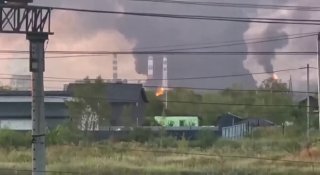❗️Ukrainian drones struck the 178,600 m² Wildberries distribution center in Novosemeykino, Samara region, this morning.
