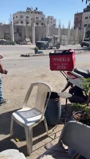 כוחות הכיבוש מסתערים על מחנה בלאטה, מזרחית לשכם