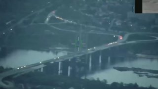 צילומי הפיגוע בגשר הכבלים בזפורוז'יה. ב"ש בת"ג | BS במקס