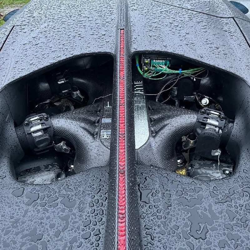Новый Bugatti Tourbillon был замечен во время тестирования под дождем на улицах Хорватии 2