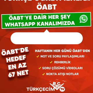 TÜRKÇECİMTV UZAKTAN EĞİTİM (TÜRKÇE ÖĞRETMENLİĞİ ÖABT)