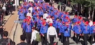 לבנון, חלק מהשיגור של המל"ט של ארבאין של האימאם חוסיין בעיר בעלבק.