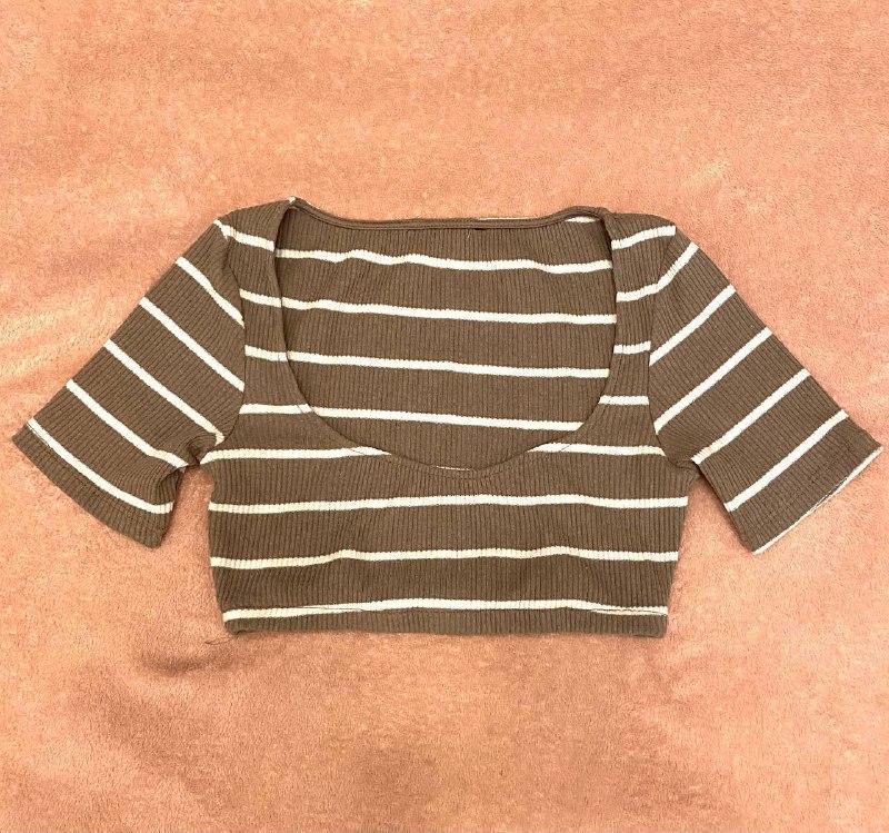 Кроп топ в полоску