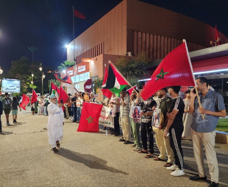 متظاهرون بمراكش يرفضون زيارة وزيرة النقل الإسرائيلية