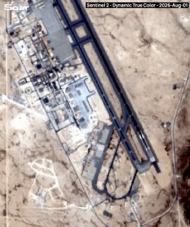 🇺🇸🇧🇭💢 לפי תמונות לוויין, לאחרונה פונה בסיס האוויר שייח' איסה בבחריין, המשמש את ארצות הברית.