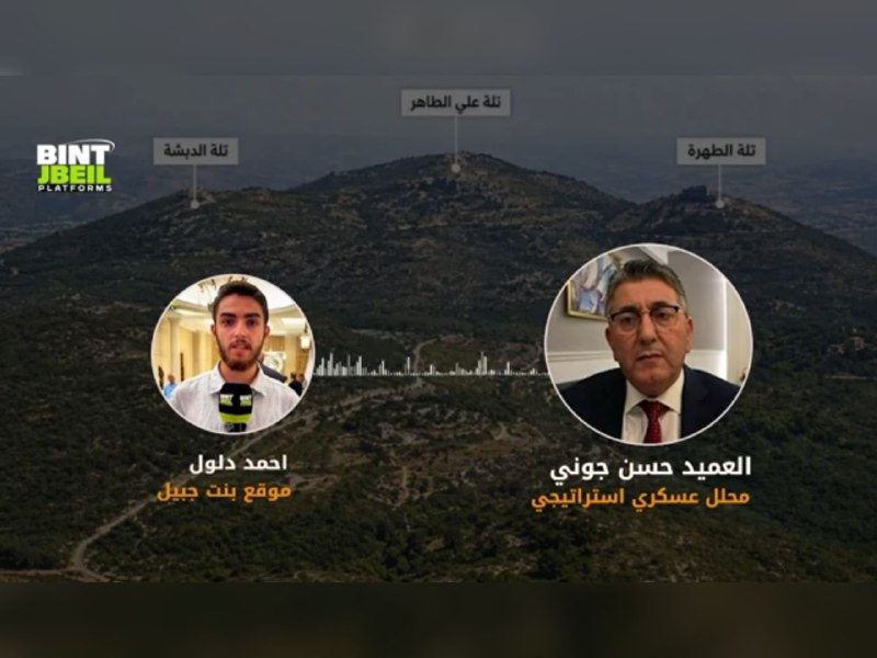 🚨גנרל חסן ג'וני לאתר בינת ג'בייל על הקרב הקרוב בגבעת עלי אל-תהיר: טירה תת קרקעית ומתחם ביצורים👇🏻