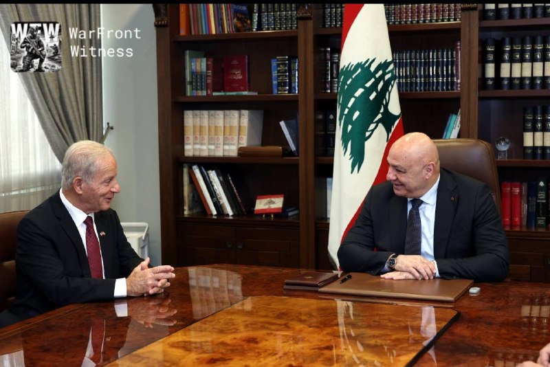 ️🇱🇧🇺🇸 נשיאות לבנון: הנשיא ג'וזף עאון קיבל את שגריר ארה"ב בלבנון מישל עיסא וחברי ועדות לענייני חוץ ושירו…