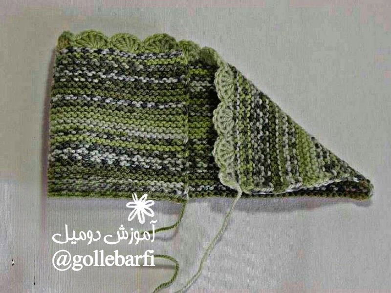 @ 🧶بافتنی: نحوه تاکردن و دوخت پاپوش ╭─┅═ঊঈ☃ঊঈ═┅─╮🔝 @gollebarfi 🔝╰─┅═ঊঈ❄️ঊঈ═┅─╯👉😊فرواردیادت نره♥️