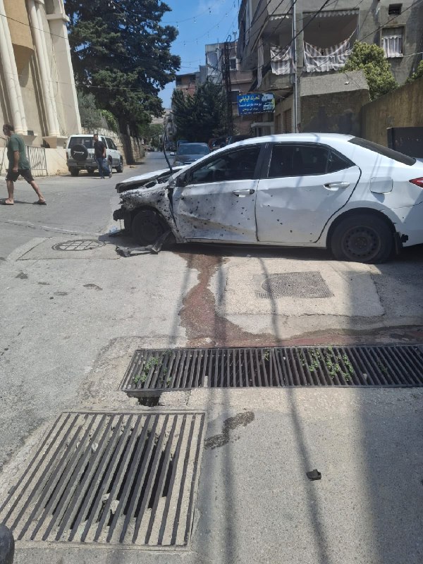 🚨מאתר תקיפת המל"ט שפקדה את העיר נבטי - שכונת אלמסלח