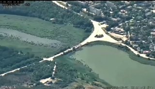 Ukraine’s Air Force struck the bridge over the Karachekrak river in occupied Vasylivka, Zaporizhzhia region.