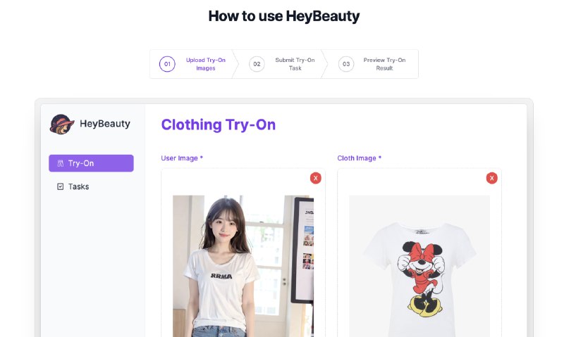 新产品 HeyBeauty 发布到 ProductHunt 了🎉，请大家帮忙投个票：