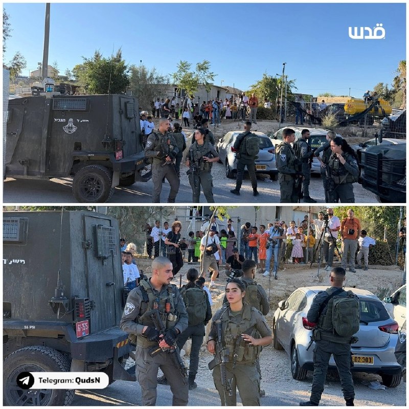 דחוף: צבא הכיבוש מסתער על טקס האזכרה להרוגים בכפר "אום אלח'יר" במסאפר יטא, דרומית לחברון.