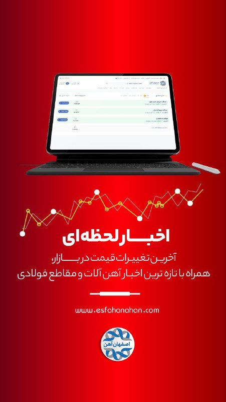 اصفهان آهن: ⚡️لحظه به لحظه در بازار آهن ایران◀️بخش اخبار لحظهای، از پر مخاطب ترین قسمتهای سایت و اپلیکیشن اصفهان آهن میباشد که از