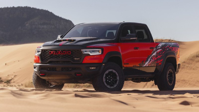 Ram TRX 2027 — это 777-сильный пикап Hellcat с эмблемой SRT.