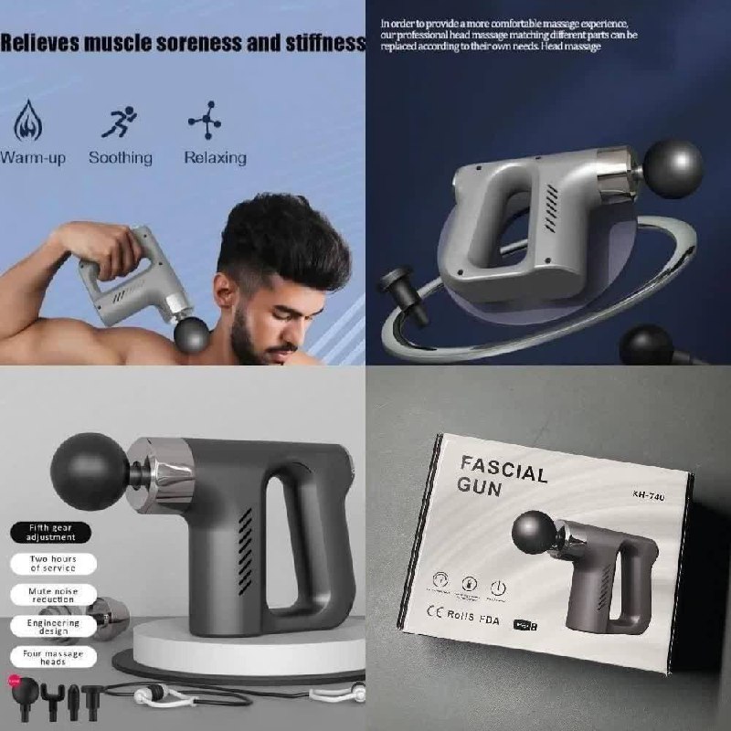 آرایشی بهداشتی شاپرک: ماساژور تفنگی کیفیت درجه یک 👌🏼کیفیت فوق العاده برای استعلام قیمت این محصول پیام بدهید✅ 🛒ثبت سفارش 📞09394621800💬@beautycl