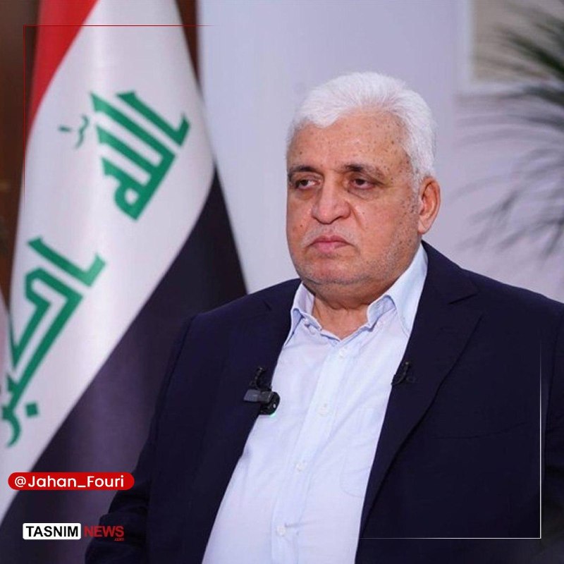 جهان بینالملل فوری🌍: فالح الفیاض: قانون خدمات و بازنشستگی حشدشعبی تا دو هفته دیگر ارائه میشود🔹رئیس سازمان حشدشعبی عراق اعلام کرد که فرآیند ق