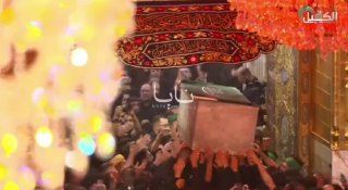 🎦 תוואף של גופתו הטהורה של מנהיג ההרוג של המהפכה סביב מקדש עזרת עבאס