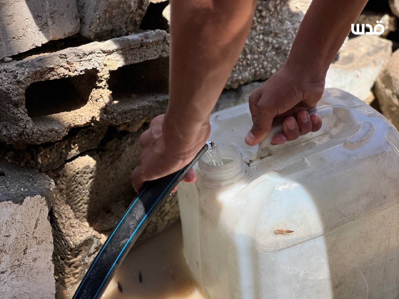 חאן יונס: משבר מים חמור בעקבות הרס קווים ראשיים על ידי כוחות הכיבוש