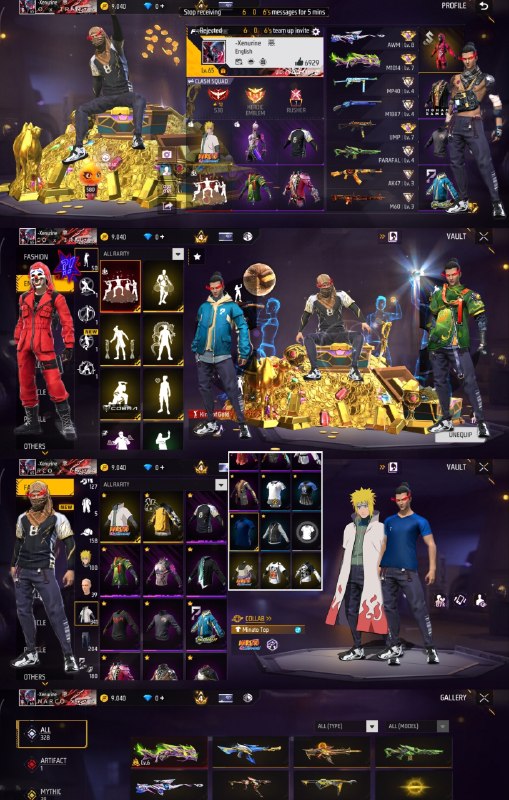 دنیای اکانت فری فایر freefire: 4780. Gh