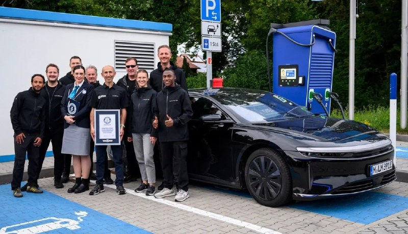 Lucid Air установил рекорд Гиннесса — 1205 км на одной зарядке 3