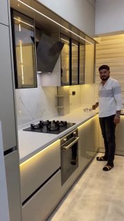 Один из способов, как аккуратно и красиво спрятать газовые трубы, оставляя их полностью доступными для обслуживания. - изображение 1 - один, способов, аккуратно
