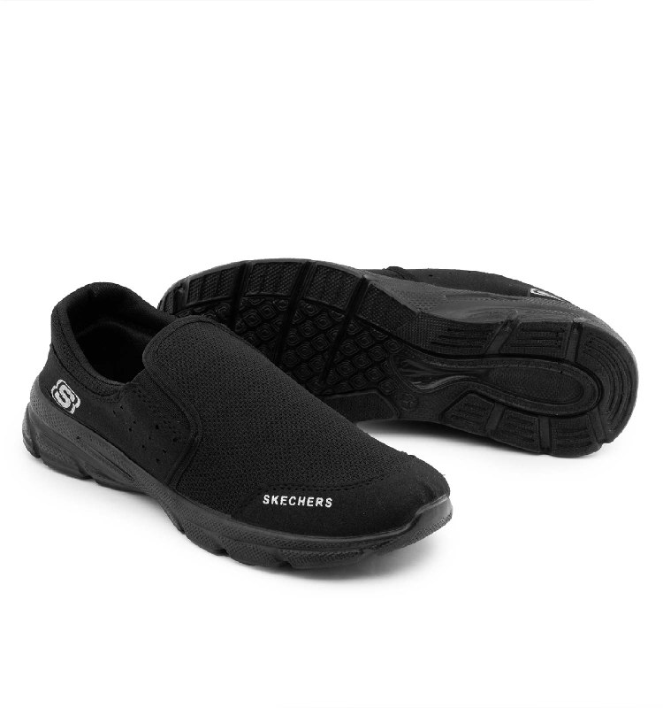 توییتی: کفش مردانه روزمره پارچه ای مشکی مدل 50710 ⭐️🖤 راحتی روزمره با یک کفش ساده و شیک!👟 رویه پارچه‌ای سبک و راحت✨ طراحی مشکی م
