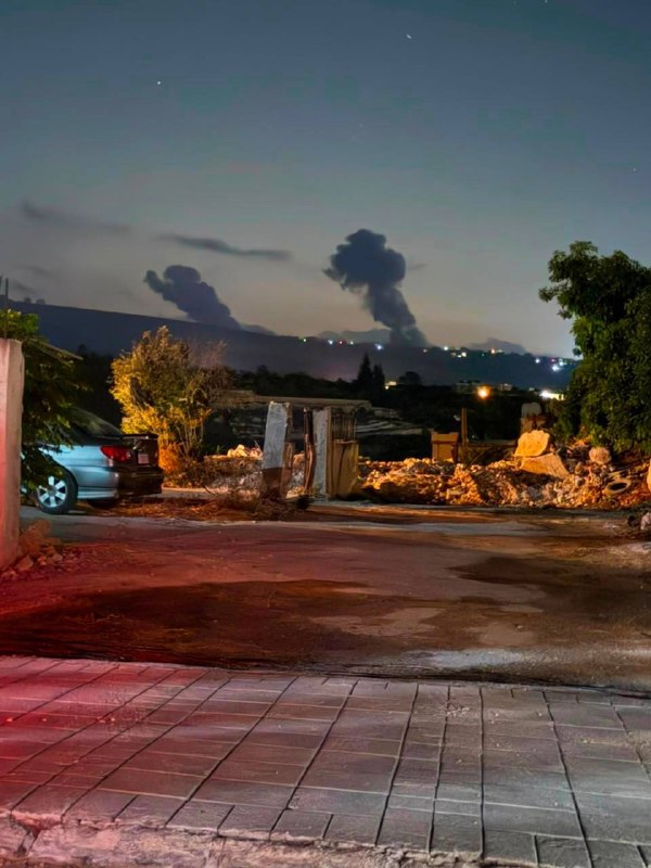 דחוף: מטוסי הכיבוש פתחו בשתי פשיטות על העיירה מג'דל זון, דרומית ללבנון.