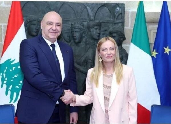 خبر فوری: 🔻رئیس‌جمهور لبنان در دیدار با نخست وزیر ایتالیا خواستار فشار بر اسرائیل شد🔸«جوزف عون» رئیس‌جمهوری لبنان در دیدار با «جور