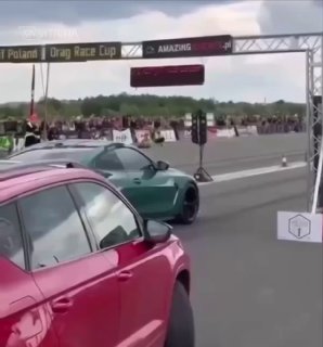 В воскресенье (25 мая) во время гонок на четверть мили в аэропорту Кросно (Подка