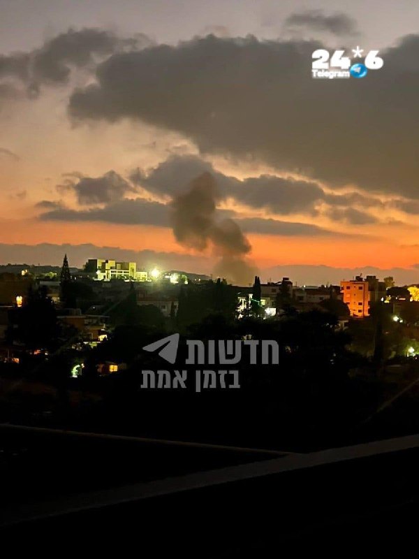 🇮🇱 דיווח על תקיפה של צה"ל בדרום לבנון בנבטיה.