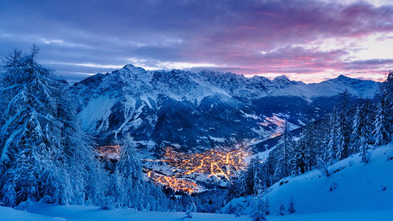 High mountains, deep historySnow-covered landscape at Bormio, Lombardy, Italy (© Roberto Moiola/Getty Images)