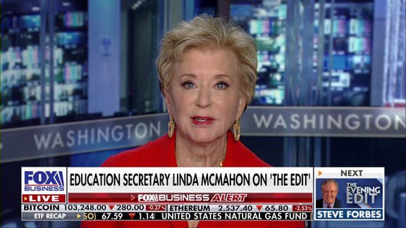 Education Secretary Linda McMahon dismisses Harvard University president's pay cut amid antisemitism probe