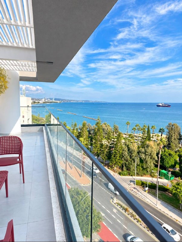 Brand new 3-bed furnished apartment with sea view in Molos photo 8