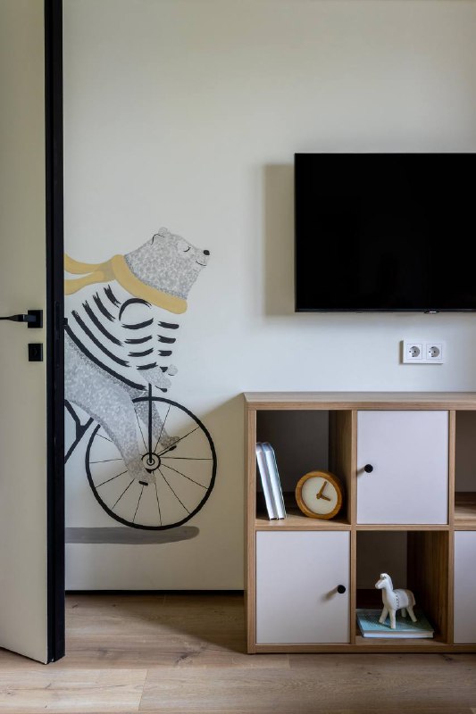 Интерьер квартиры в Старом Осколе. Одно из любимых моих решений здесь фартук кухни, обажаю! А еще цвет санузла! Проект делали в далеком 2022 Семья ... - изображение 7 - еще, интерьер, квартиры