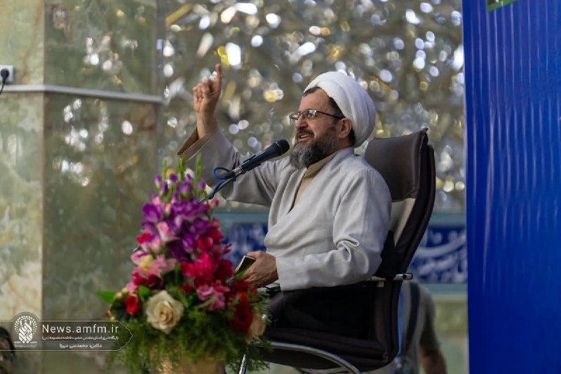 حرم حضرت معصومه علیهاالسلام: 💠 خبرنگاران اجازه ندهند روایت‌های دروغ دشمن جای حقیقت را بگیرد▫️حجت‌الاسلام والمسلمین محمدمهدی ماندگاری در مراسم گرامیدا