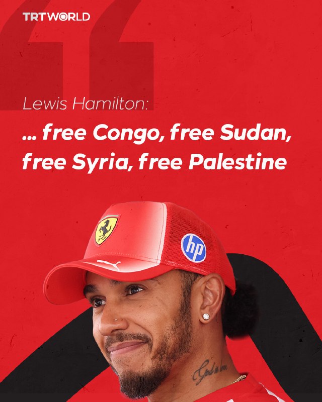 Lewis Hamilton has spoken out for people facing crises around the world, emphasizing his support for Palestine ahead of the United States Grand Prix in Austin.