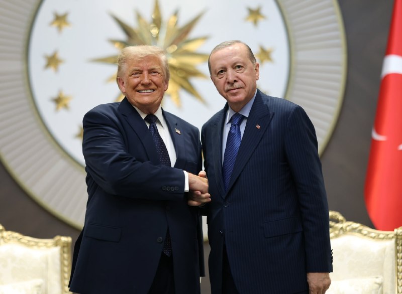 🇹🇷🇺🇸‼️ארדואן: אני מאמין שהשיחות הקונסטרוקטיביות והחיוביות שניהלנו עם נשיא ארצות הברית, דונלד טראמפ, יוב…