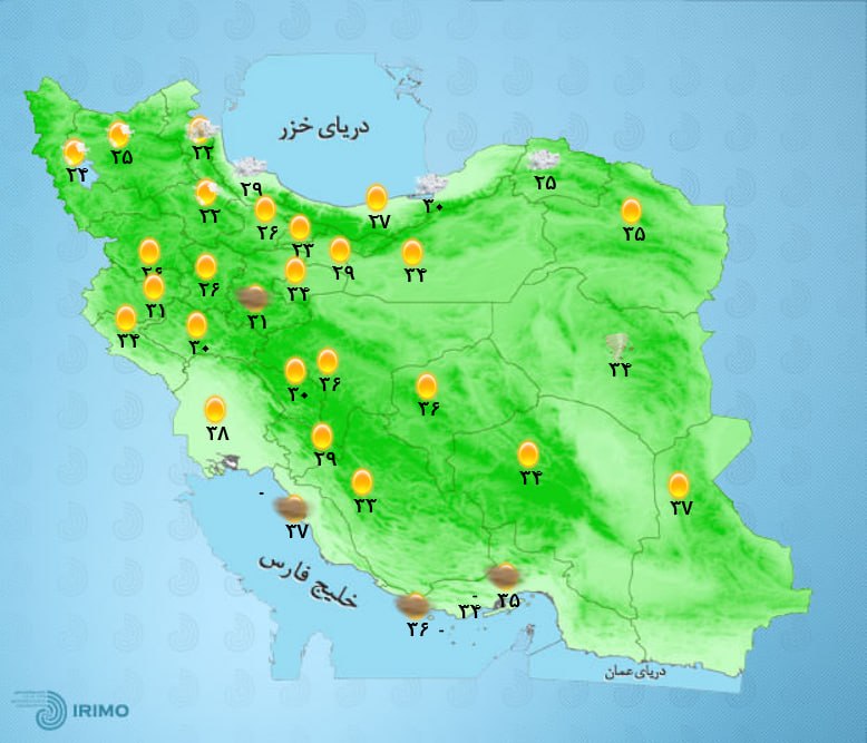 AsreSafar: 🔺کاهش دما در نیمه شمالی کشور از امروز/ هوای تهران تا یکشنبه خنکتر میشود 🔹رئیس مرکز ملی پیشبینی و مدیریت بحران مخاطرات