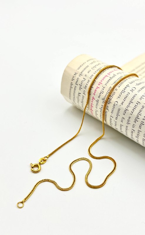 ⭐️جواهری فیروزه(ارمان)⭐️: ⚜️A R M A N T A L A⚜️✨زنجیر میرو✨🔸وزن: ۲/۴۵۰🔺قیمت: ۵۰/۱۲۰/۰۰۰❌ اجرت: ۶٪📏طول: ۳۹ سانت 📦ارسال به سراسر کشور با بسته بندی و
