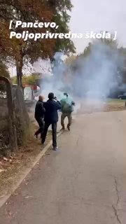 תוצאות הבחירות עוד רחוקות מהכרזה, אבל כבר יש עימותים ברחובות - על סרביה ברוסית